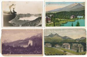 Tátra, Magas-Tátra, Vysoké Tatry; - 6 db régi képeslap vegyes minőségben / 6 pre-1945 postcards in mixed quality