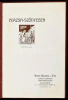 cca 1910 Perzsa Szőnyegek. Stein Vilmos és Fia Perzsa-szőnyeg Nagykereskedők áruminta katalógus. Bp....