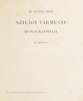 Petri Mór: Szilágy vármegye monographiája. Szilágy Vármegye Törvényhatósági Bizottságának megbízásáb...