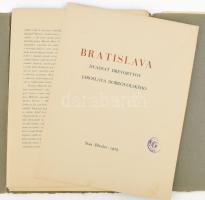 Drevorytov-Dobrovolského: Bratislava. 1929, Stan-Breclav. Kiadói foltos, szakadt papír mappában, kop...