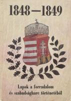 1848-1849. Lapok a forradalom és szabadságharc történetéből. Bp., 1989, Múzsák, 22 t. (Komplett). Kissé sérült kiadói papírmappában.