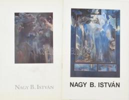 Nagy B. István festőművész 2 db kiállítási katalógusa.   Nagy B. István festőművész. DEDIKÁLT! Eger, 2003. Trinitárius Templom. Kiadói papírkötés.;   Nagy B. István. Eger, Eszterházy Károly Tanárképző Főiskola-ny. Kiadói papírkötés.