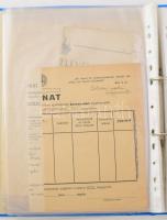 XIX. sz. családtörténeti kutatás okmány anyaga: Hertelendy, Kolosváry, Zuber, Forián családok szület...