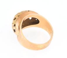 Arany (Au) 14K gyűrű, jelzett, méret: 56, nettó: 7,9 g