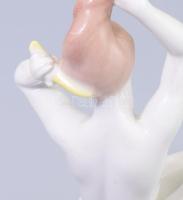 Aquincum fésülködő akt. Jelzett, kis kopással, m: 23 cm