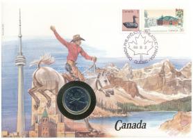 Kanada 1987. 25c felbélyegzett borítékban, bélyegzéssel T:UNC  Canada 1987. 25 Cents in envelope with stamp and cancellation C:UNC