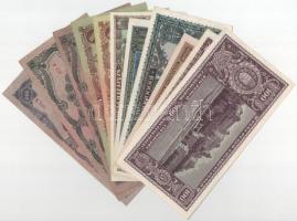 1945-1946. 100P - 1.000.000.000P (11x) T:XF-F közte több szép papír is
