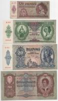 1930-1945. 5P - 1000P (8x) közte rendkívül szép állapotú 1943. 1000 Pengő T:XF-F