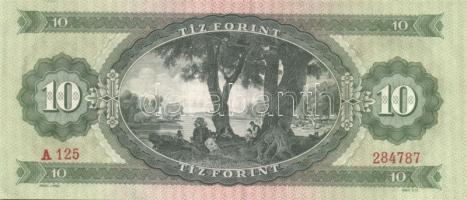 1962. 10Ft (4x) egymásutáni sorszámmal T:I