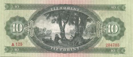 1962. 10Ft (4x) egymásutáni sorszámmal T:I