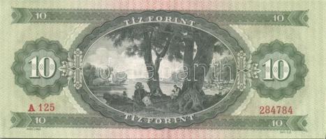 1962. 10Ft (4x) egymásutáni sorszámmal T:I