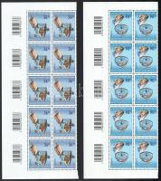 2001 Europa CEPT sor vonalkódos 10-es tömbökben (min 14.000) / Mi 4674-4675 blocks of 10 with bar codes