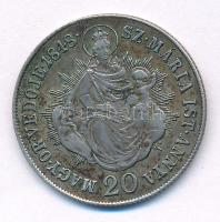 1848KB 20kr Ag "V. Ferdinánd" T:XF patina Hungary 1848KB 20 Kreuzer Ag "Ferdinand V&q...