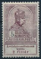 1913 Árvíz 5K (**15.000) (saroktörés / folded corner)