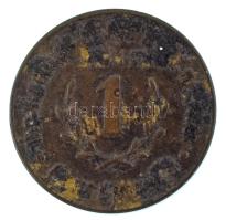 Kenyérmező / hadifogolytábor 1915. 1f Cu T:VF