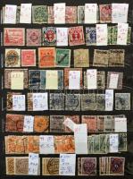 Nagy német anyag 2 db A4-es berakóban, bennük sok száz darab bélyeg / Hundreds of German stamps in 2 stockbooks