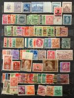 Nagy német anyag 2 db A4-es berakóban, bennük sok száz darab bélyeg / Hundreds of German stamps in 2...