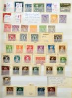 Nagy német anyag 2 db A4-es berakóban, bennük sok száz darab bélyeg / Hundreds of German stamps in 2...