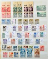 Nagy német anyag 2 db A4-es berakóban, bennük sok száz darab bélyeg / Hundreds of German stamps in 2...