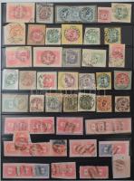 Hatalmas krajcáros bélyegzés gyűjtemény, főleg budapesti bélyegzések kb 1.050 db bélyegen, illetve l...