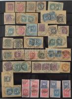 Hatalmas krajcáros bélyegzés gyűjtemény, főleg budapesti bélyegzések kb 1.050 db bélyegen, illetve l...