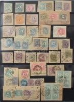 Hatalmas krajcáros bélyegzés gyűjtemény, főleg budapesti bélyegzések kb 1.050 db bélyegen, illetve l...