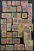 Hatalmas krajcáros bélyegzés gyűjtemény, főleg budapesti bélyegzések kb 1.050 db bélyegen, illetve l...