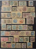 Hatalmas krajcáros bélyegzés gyűjtemény, főleg budapesti bélyegzések kb 1.050 db bélyegen, illetve l...