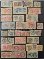 Hatalmas krajcáros bélyegzés gyűjtemény, főleg budapesti bélyegzések kb 1.050 db bélyegen, illetve l...