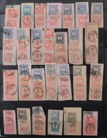 Hatalmas krajcáros bélyegzés gyűjtemény, főleg budapesti bélyegzések kb 1.050 db bélyegen, illetve l...
