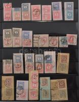 Hatalmas krajcáros bélyegzés gyűjtemény, főleg budapesti bélyegzések kb 1.050 db bélyegen, illetve l...