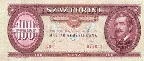 1989. 100Ft (3x) egymásutáni sorszámokkal T:I