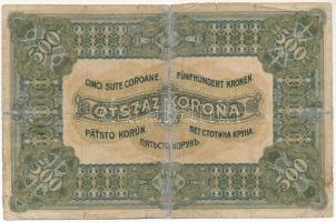 1920. 500K "Orell Füssli Zürich" nyomdahely jelöléssel T:G ragasztva
Adamo K33