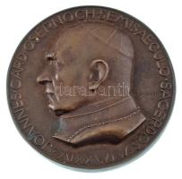 Reményi József (1887-1977) 1924. "Csernoch János esztergomi érsek papi felszentelése" bronz emlékérem (34mm) T:AU patina / Hungary 1924. "The ordination of Archbishop János Csernoch" bronze commemorative medallion. "JOANNES. CARD. CSERNOCH. SEMISAECULO. SACERDOS. MCMXXIV / ESZTERGOM - NOVEMBER 18". Sign.: József Reményi (34mm) C:AU patina HP 4311.