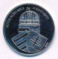 DN "Nemzetünk nagyjai - Árpád fejedelem" jelzett Ag emlékérem kapszulában, tanúsítvánnyal ...