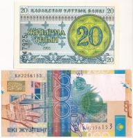 Kazahsztán 1993. 20t + 2006. 200T T:UNC,AU Kazakhstan 1993. 20 Tyin + 2006. 200 Tenge C:UNC,AU