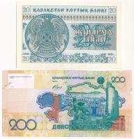 Kazahsztán 1993. 20t + 2006. 200T T:UNC,AU
Kazakhstan 1993. 20 Tyin + 2006. 200 Tenge C:UNC,AU