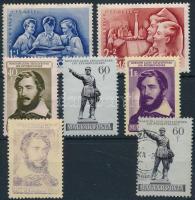 1952 Bélyegnap (25.) sor + Kossuth Lajos (II.) sor + 1Ft gépszínátnyomattal + 60f számvízjellel