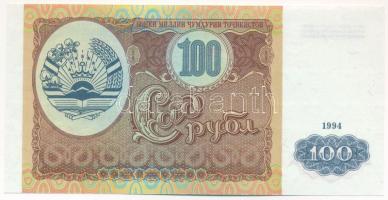 Tádzsikisztán 1994. 100R T:UNC Tajikistan 1994. 100 Roubles C:UNC Krause P#6