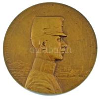 Osztrák-Magyar Monarchia 1915. "Eduard von Böhm-Ermolli tábornok" kétoldalas bronz emlékérem "K.F.A." gyártói jelzéssel. Szign.: O. Thiede (64mm) T:AU,XF / Austro-Hungarian Monarchy 1915. "General der Kavallerie Eduard von Böhm Ermolli Komandand der k.u.k. 2. Armee / Karpathen 1915" bronze double-sided medallion with "K.F.A." maker's mark. Sign: O. Thiede (64mm) C:AU,XF Hauser 7232.