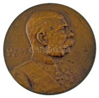 Osztrák-Magyar Monarchia 1914. Ferenc József kétoldalas bronz emlékérem. Szign.: Rudolf Neuberger / Arnold Hartig (50mm) T:XF patina Austro-Hungarian Monarchy 1914. Franz Joseph two sided bronze commemorative medallion. Sign.: Rudolf Neuberger / Arnold Hartig (50mm) C:XF patina