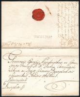 1756 Portós levél / Unpaid cover v.PRESBURG + Eperjes - Bártfa (Rompes 350 p)