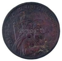 1930. "II. Ottó Magyarország örökös királya / Bizalmam az ősi erényben" kétoldalas bronz e...