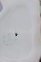 Hollóházi kutya, jelzett, hibátlan, m: 14 cm