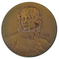 Berán Lajos (1883-1943) ~1931. Budapesti emlék kétoldalas bronz emlékérem (40mm) T:AU kis patina