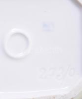 Schlacken Louise porcelán teás készlet 4 személyes, kanna, csészék, aljjal. Aranyozott, jelzett, kop...