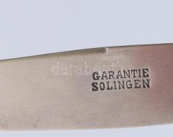 Ezüst (Ag) süteményes kész és villa készlet 6+1 db jelzett dianás, dobozzal