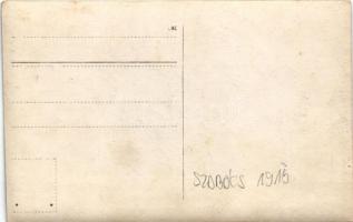 1915 Sabac, Szabács, Schabatz; Első világháború során megsérült Szent Péter- és Pál ortodox székeseg...