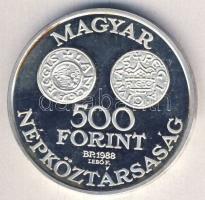 1988. 500Ft Ag "Szent István" T:PP Csak 5000db!
