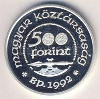 1992. 500Ft Ag "Szent László" T:PP